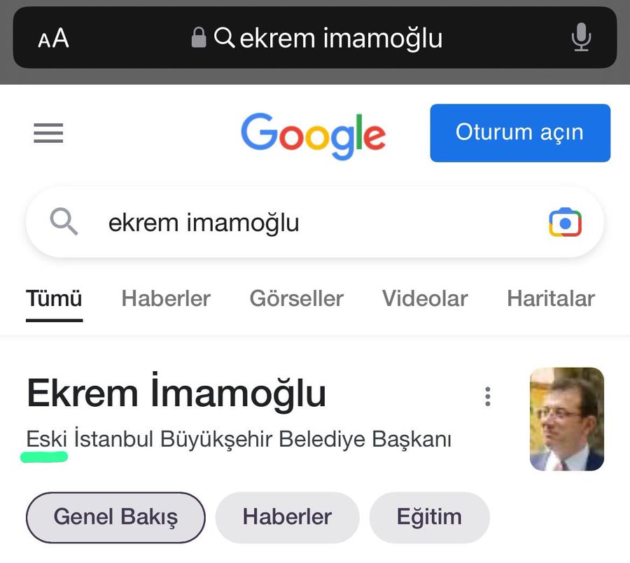 Google İmamoğlu’nu görevden aldı!