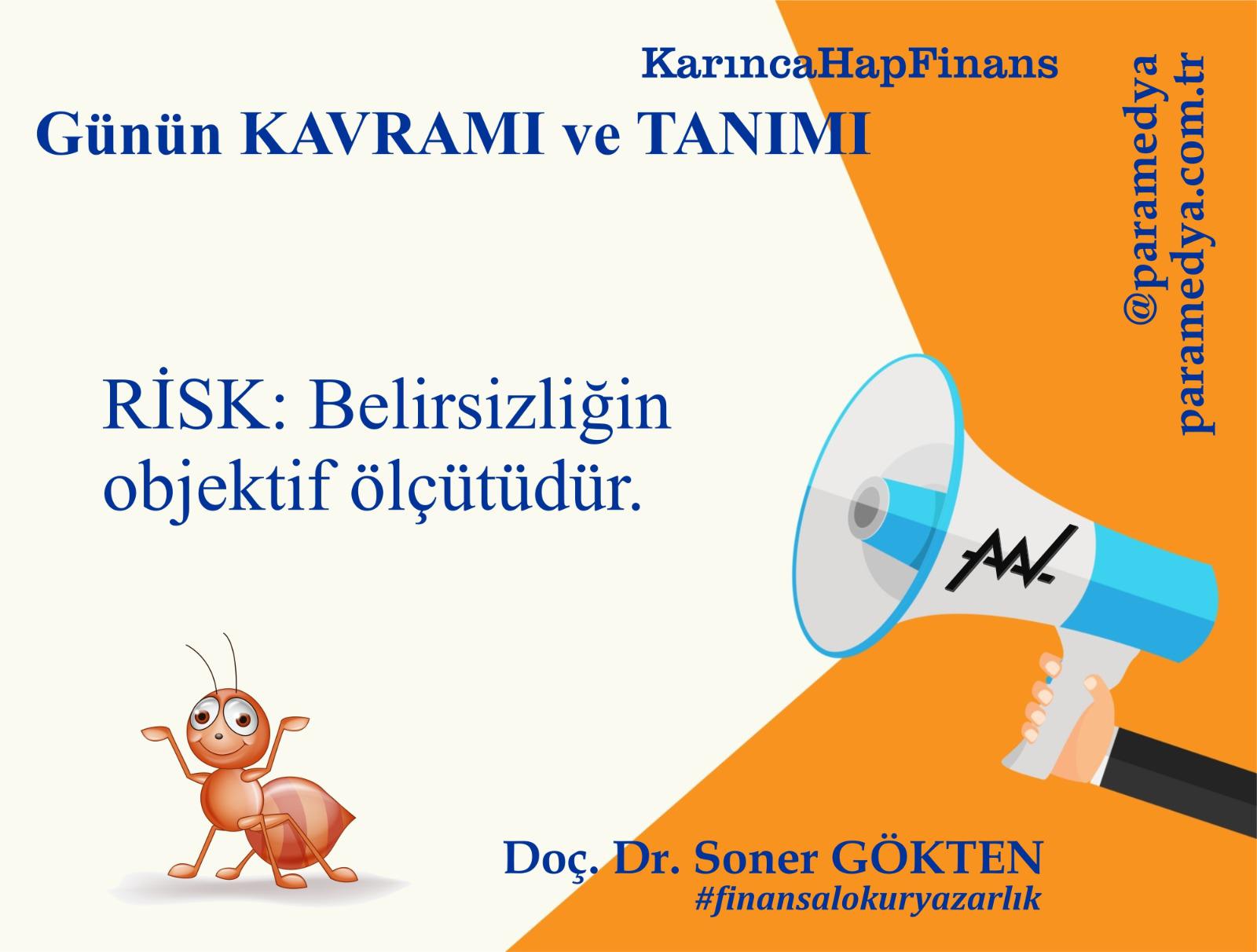 Karınca HapFinans Günün Kavramı ve Tanımı : RİSK Nedir?