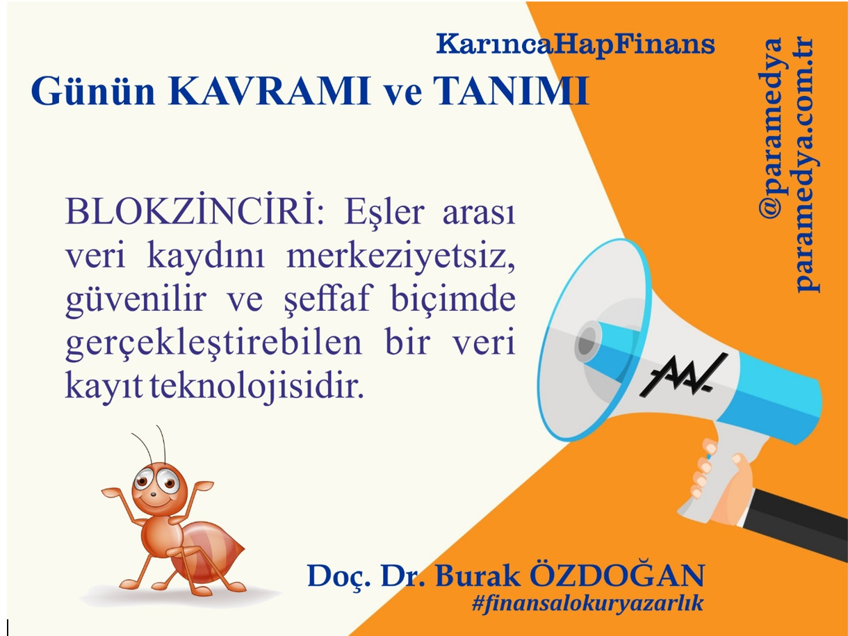 Karınca HapFinans Günün Kavramı ve Tanımı : BLOKZİNCİRİ Nedir?