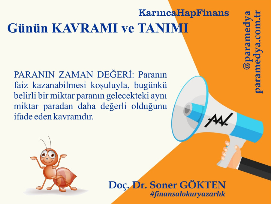 Karınca HapFinans Günün Kavramı ve Tanımı : PARANIN ZAMAN DEĞERİ nedir?