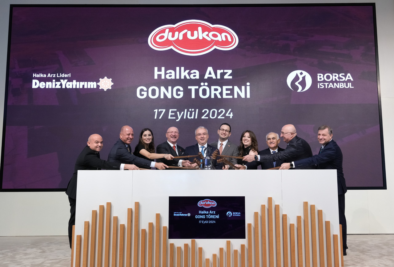 Borsa İstanbul’da gong Durukan Şekerleme için çaldı